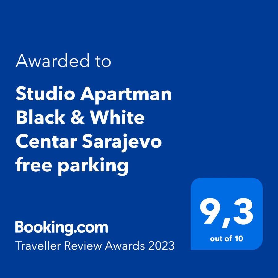 Studio Apartman Black & White Centar Sarajevo Free Parking Eksteriør billede